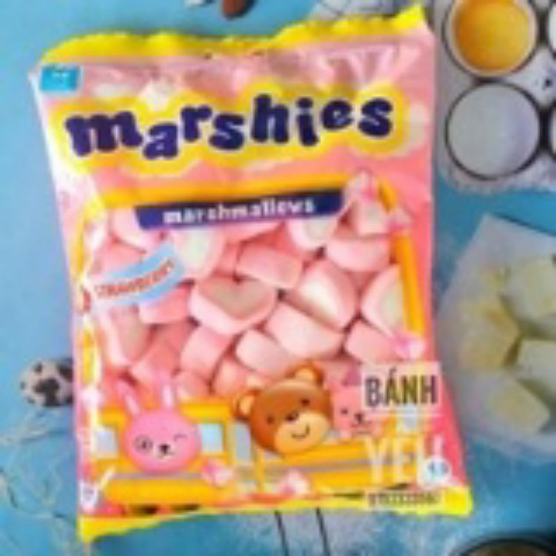 Kẹo Bông Gòn Marshmallow Corniche Trắng Mini Snow White - 200G