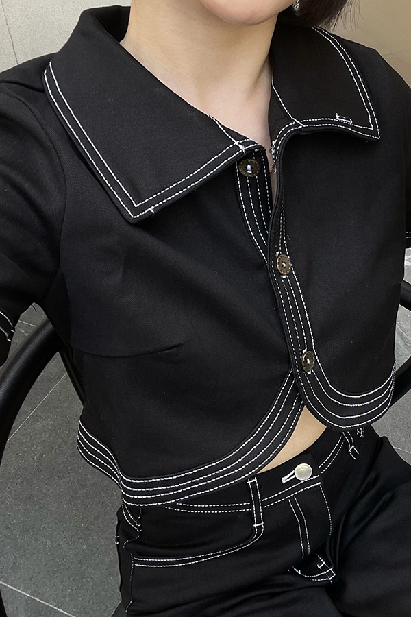 [NHẬP MÃ FALAZSOCIAL1212 GIẢM 15% ] Áo croptop Maybi suông jean lai cong