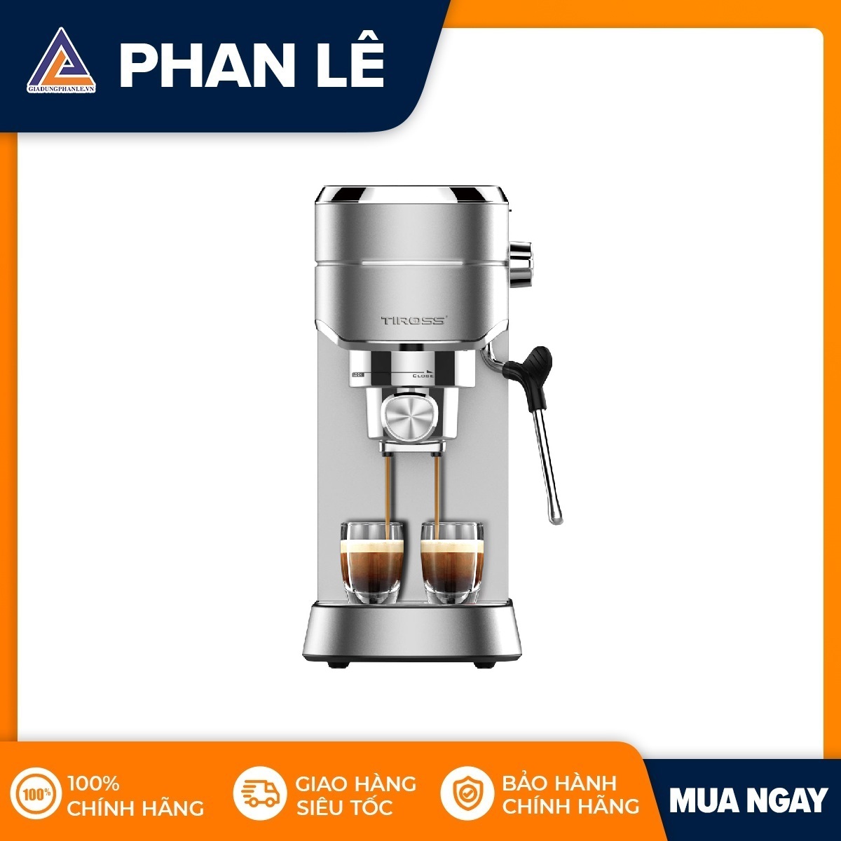 Máy pha cà phê espresso tiross ts6212