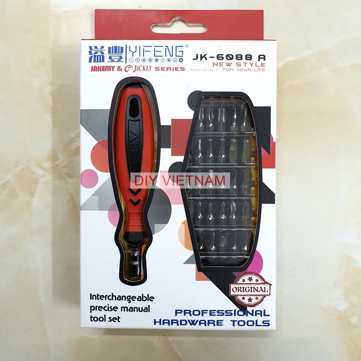 Bộ Tô Vít Đa Năng YIFENG 38 chi tiết (Bộ tua vít đa năng)