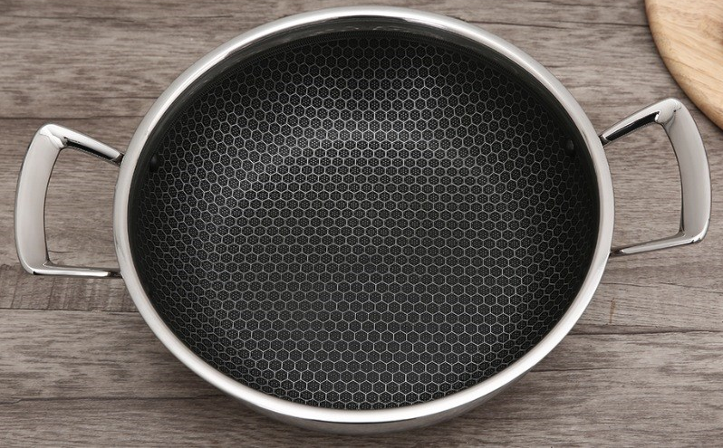 Chảo tổ ong chống dính 2 quai 28cm
