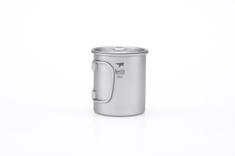 [HCM]Cốc 300ml Titanium Keith Ti3201 có quai và nắp