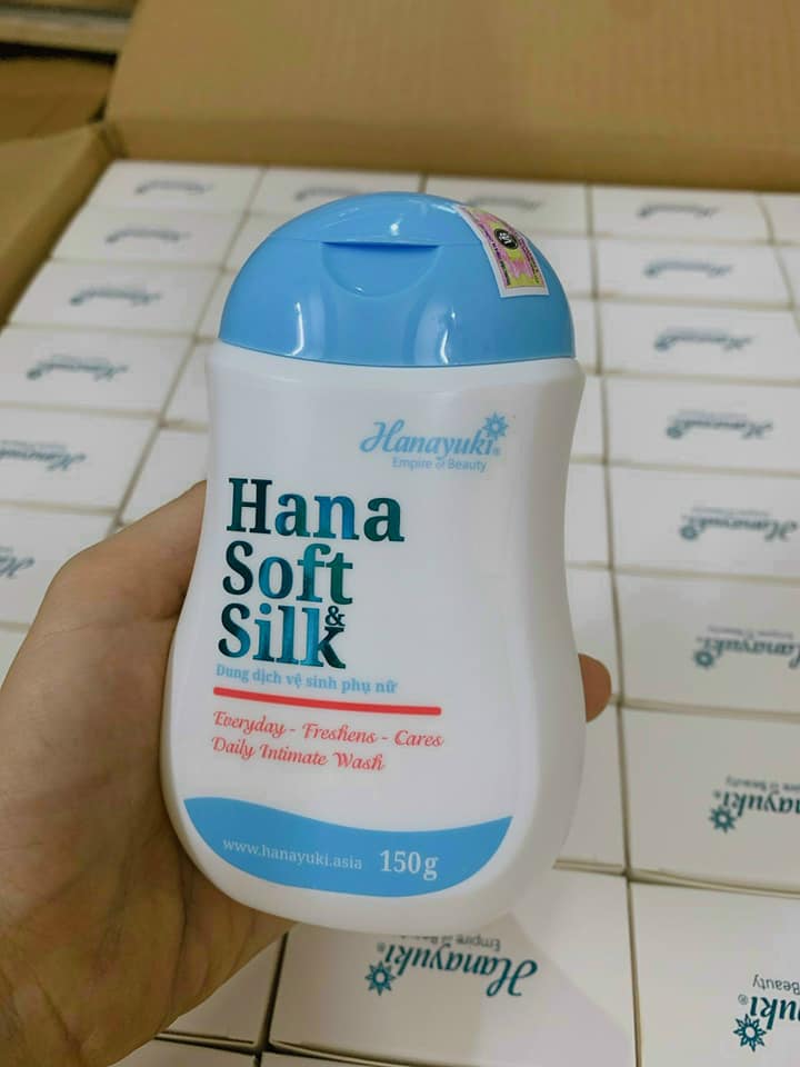 [Chính Hãng]Dung Dịch Vệ Sinh Phụ Nữ Hana Soft Silk Hanayuki 150ml