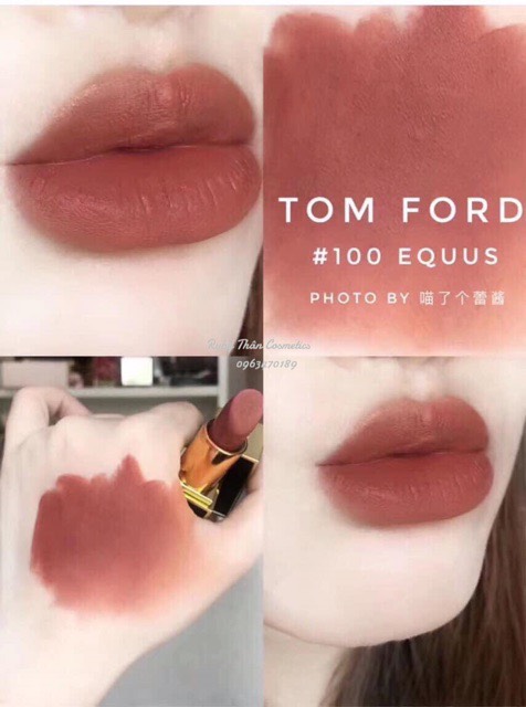 Son Tom Ford Lip Color Matte 100 Equus Màu Cam Đất