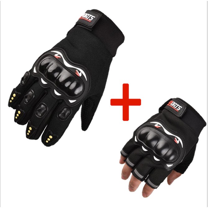 [HCM][Giá Sỉ] Găng tay phượt Sports cao cấp găng đi xe máy có gù bảo vệ