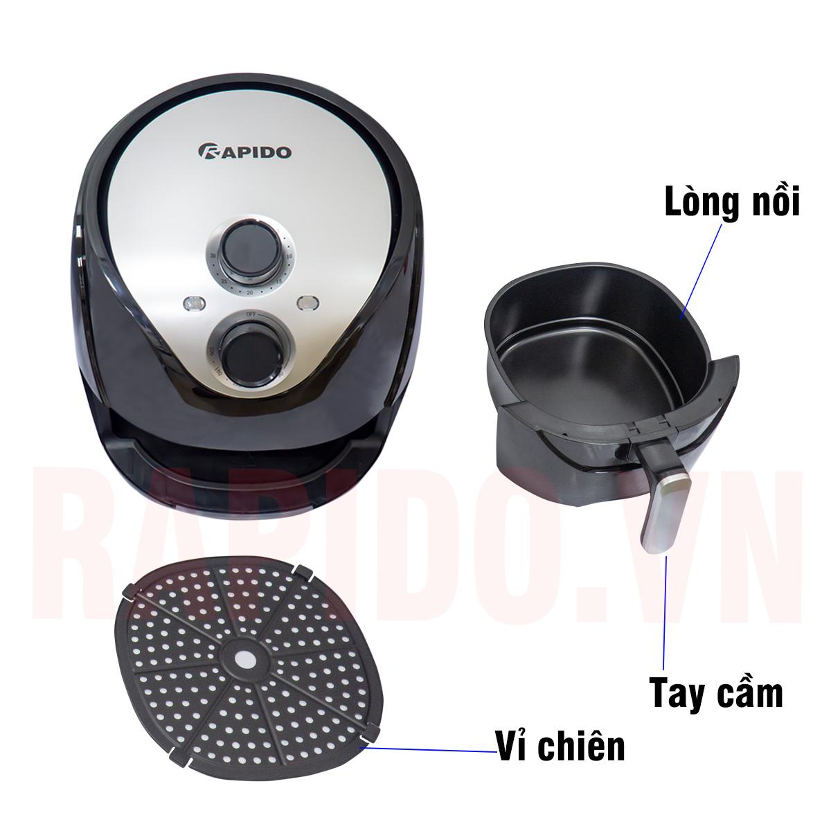 Nồi chiên không dầu Rapido RAF5.0M