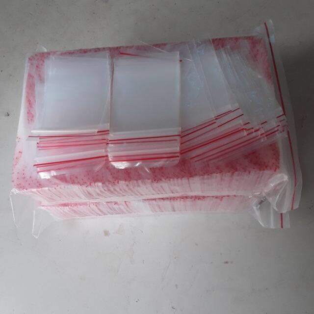 [Giá sỉ] Túi Zip Chỉ Đỏ / Các size - EnterFood