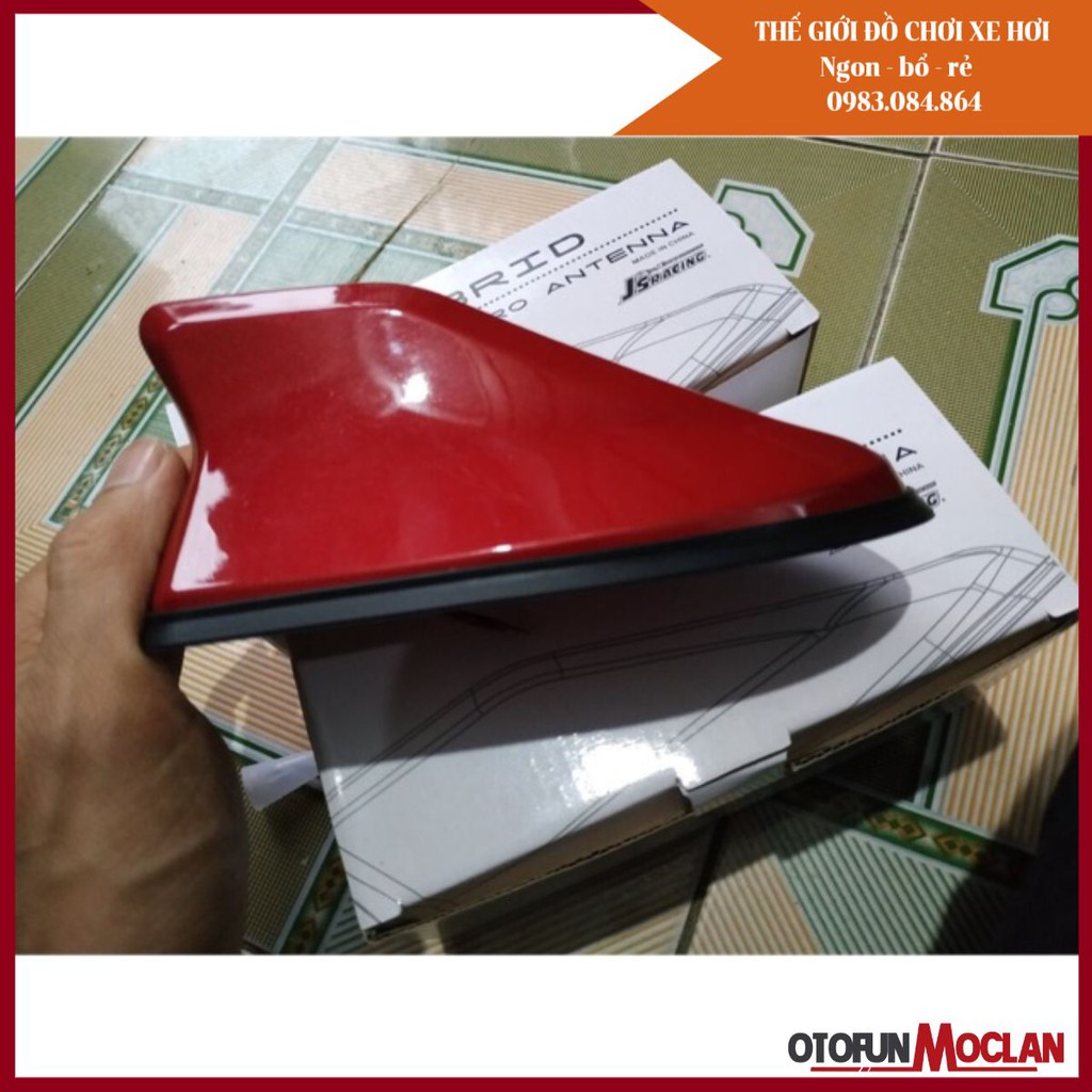 12 màu - Ăng ten vây cá mập hàng cao cấp loại 1 có gioăng cao su  hybrid - chuẩn màu đỏ đô i10 - vinfast fadil