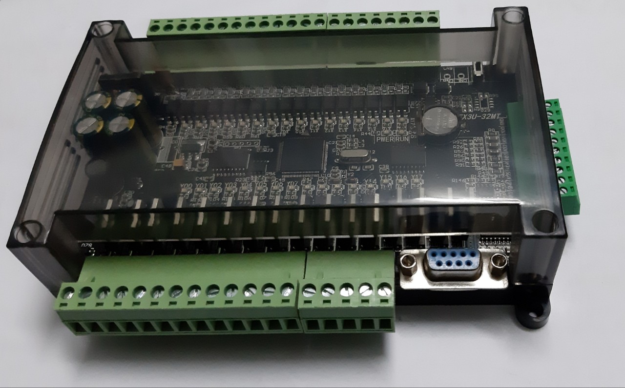[HCM]PLC Board FX3U-32MT 6AD 2DA-RS485 (Có Pin)
