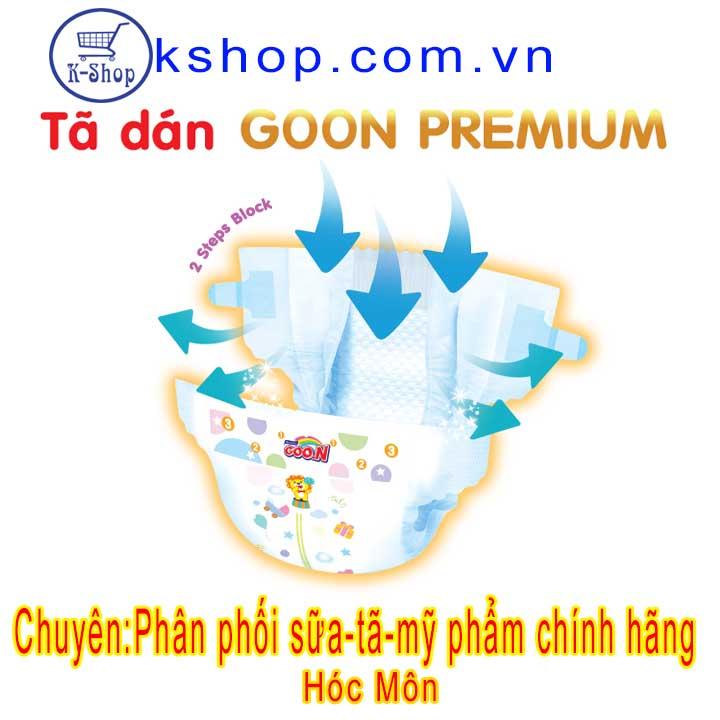 [HCM]Tã Dán GooN Premium size M60 miếng Cho bé 7-12kg