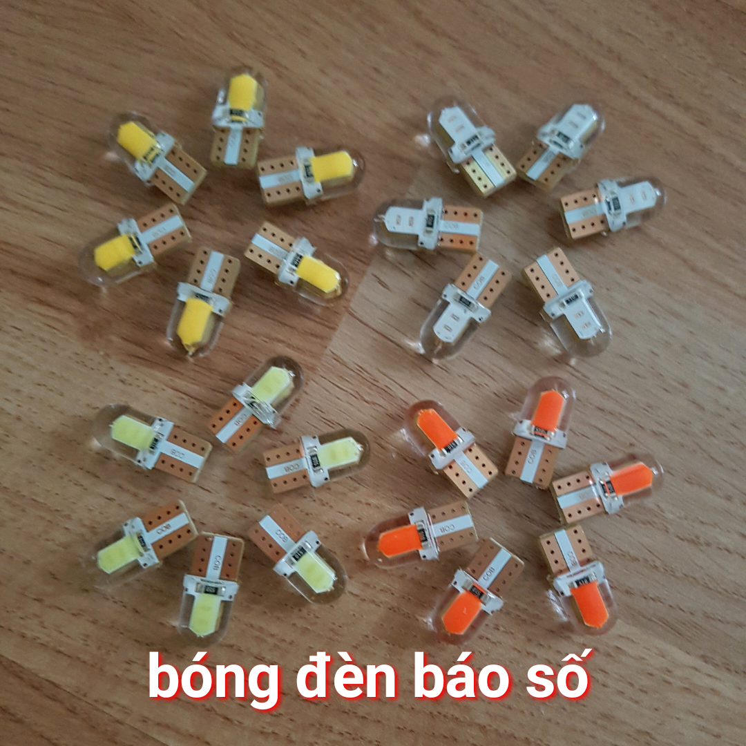 Bóng đèn Led Báo số chân T10 lắp bên trong đồng hồ xe Ôtô xe Máy