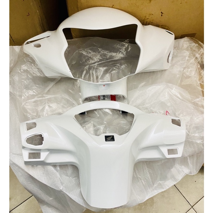 Ốp tay lái trước, ốp tay lái sau, ốp đầu đèn, bợ, gáy Honda Vision 2021 chính hãng