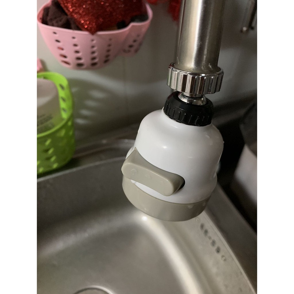 Đầu vòi rửa chén bát tăng áp lực nước 3 chế độ phun