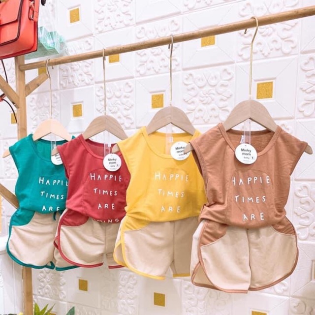 Bộ Đũi Ba Lỗ Đũi Hàn Cho Bé (Mẫu Hót )