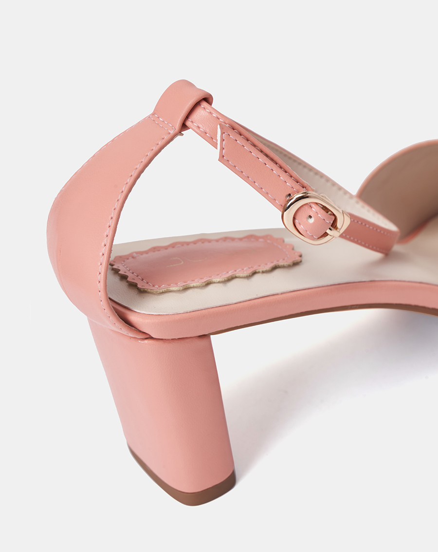 Giày Sandal Nữ 7cm thời Trang JUNO Phối Khoá Trang Trí SD07097