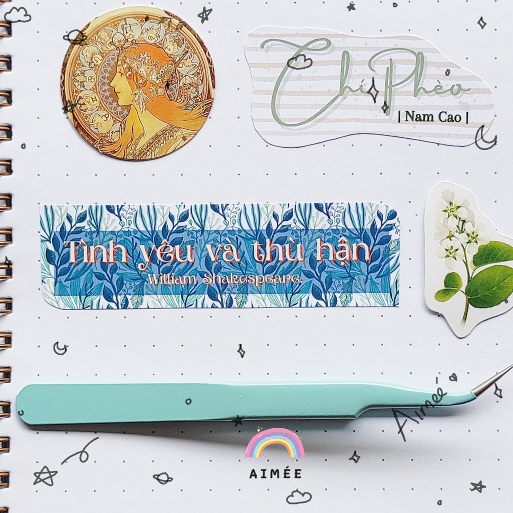 ☍✺ Sticker ngữ văn 11 tiêu đề văn học 11 ÉE