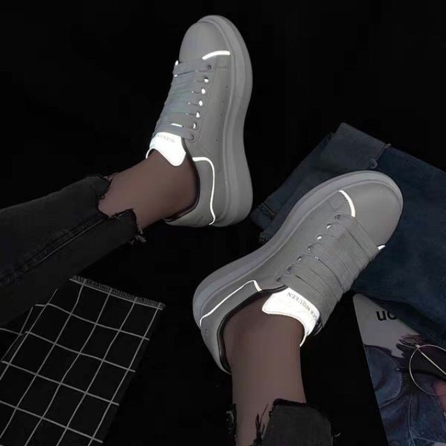 Giày MCQ Phản Quang Nam Nữ Thể Thao ( Hàng Loại I )
