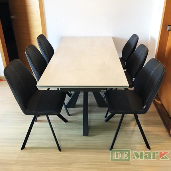 Denk853a058 bộ bàn ghế ăn thông minh demark
