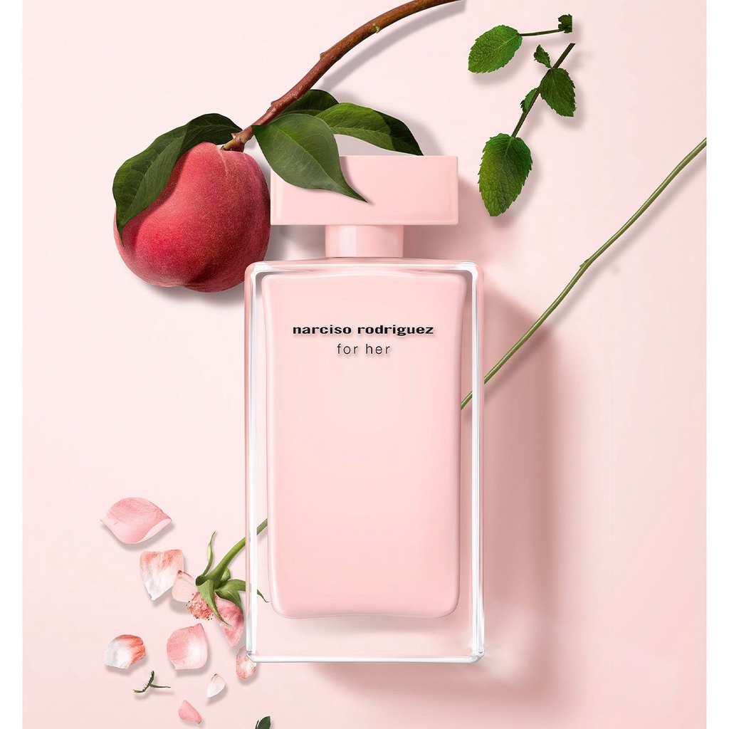 [Có Bill] Nước hoa Narciso Rodriguez for Her (Nar hồng) Fullsize 100ml