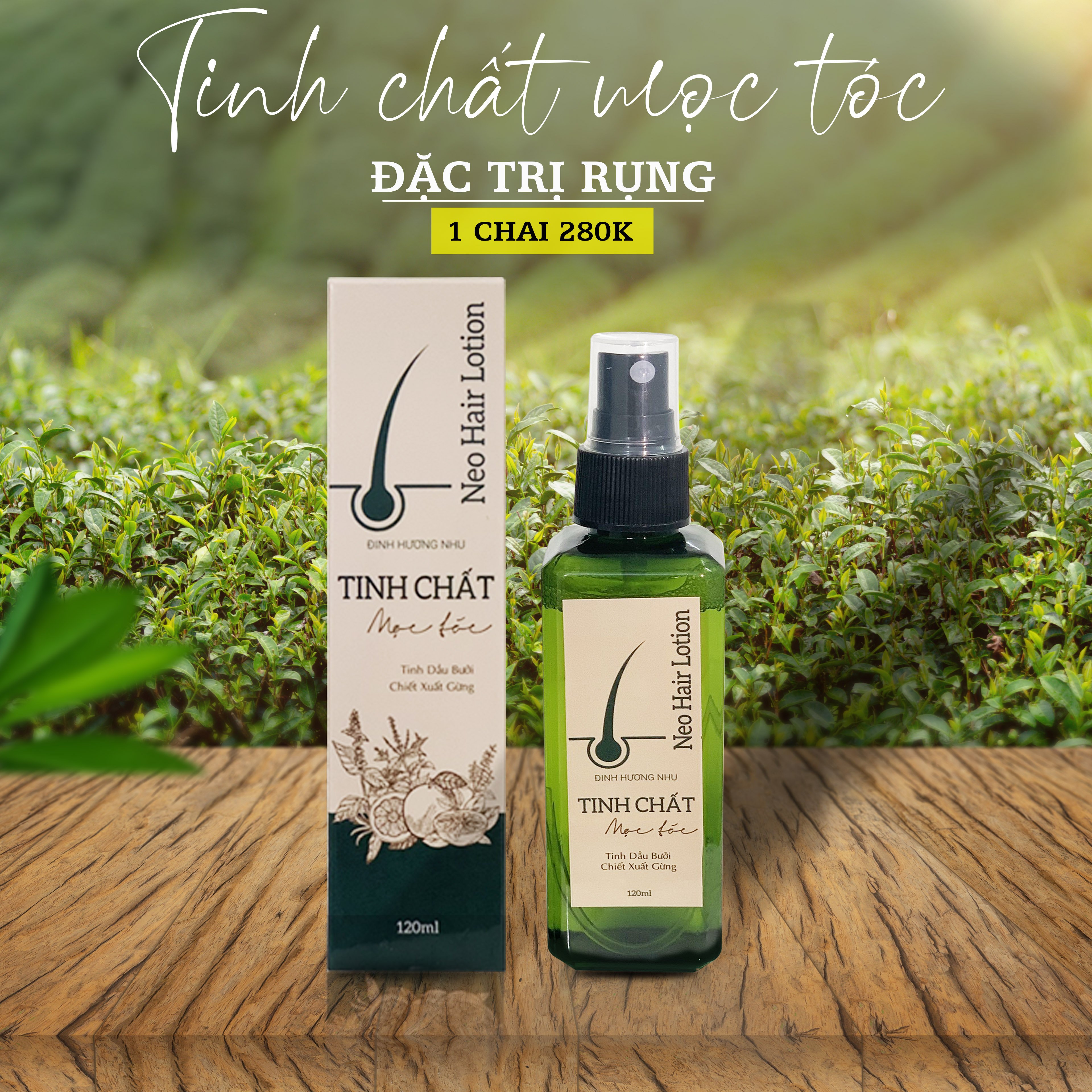 Xịt mọc tóc Đinh Hương Nhu 120ml