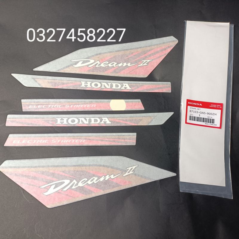 Bộ team lửa dán xe DREAM Thái zin chính hãng