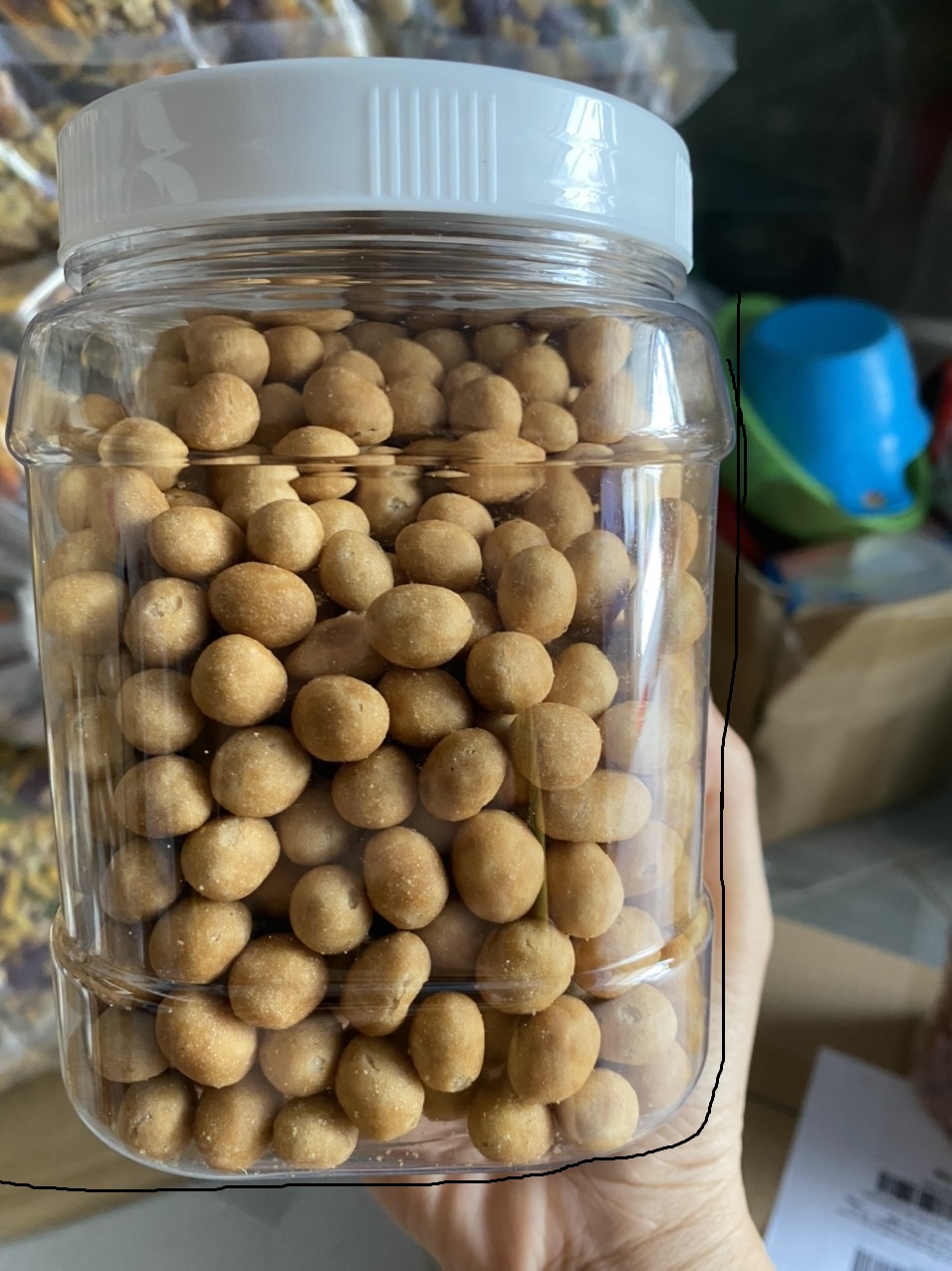 500G ĐẬU PHỘNG DA CÁ CỐT DỪA