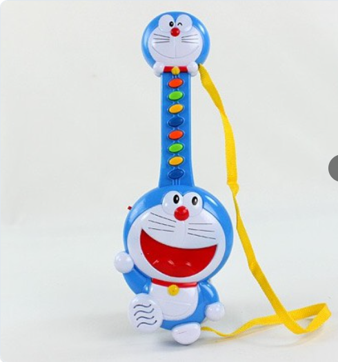 Đồ chơi đàn hình Doraemon dùng pin phát nhạc cho bé