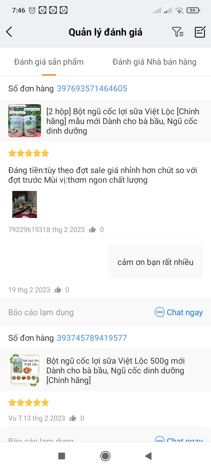 Ngũ cốc Việt Lộc 500g mẫu mới [chính hãng]