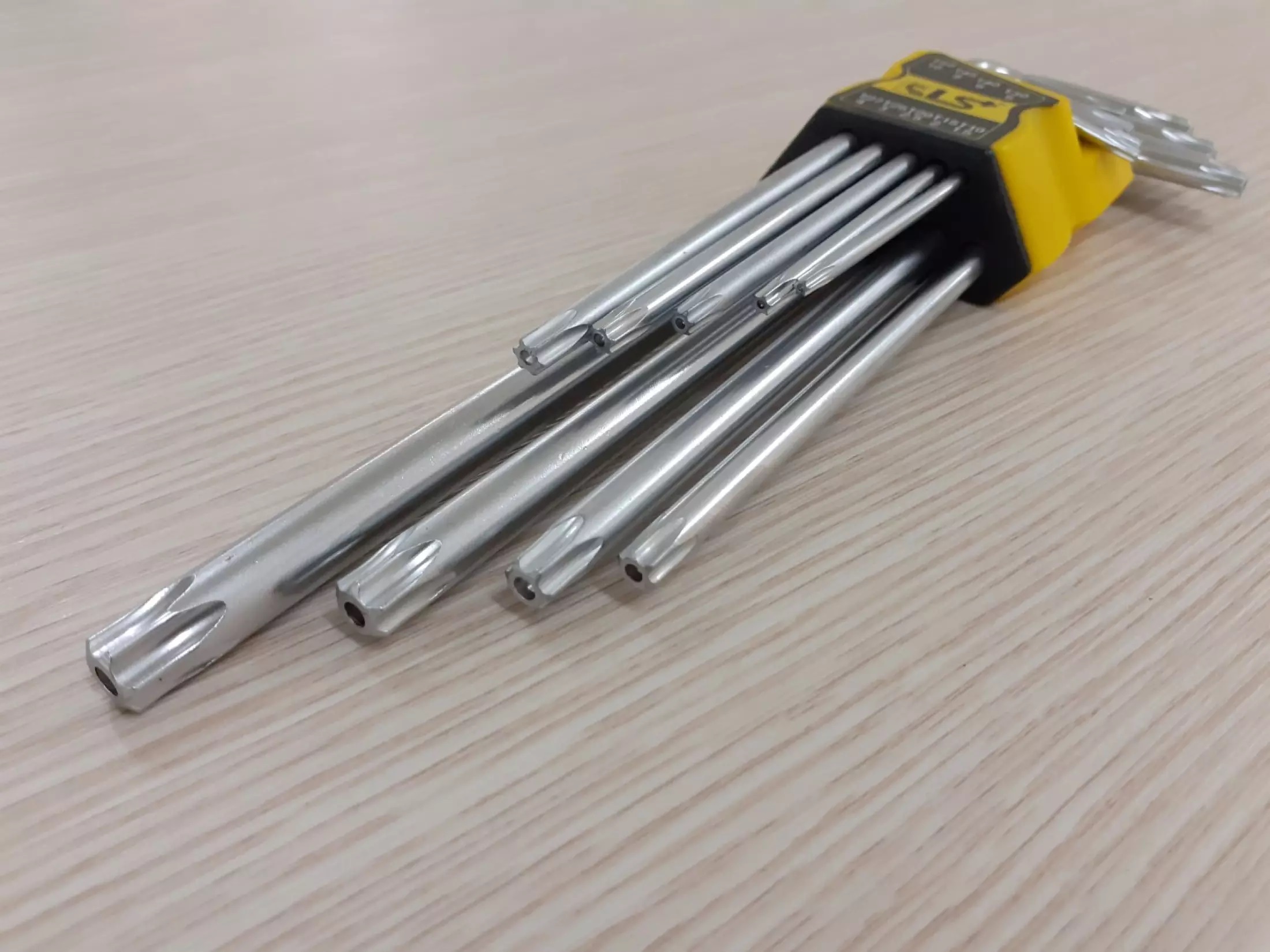Bộ lục giác bông hoặc bi LS+ cao cấp đa năng, 9 cây độ cứng HRC 50-55 với kích thước lục giác từ 1.5 - 10mm