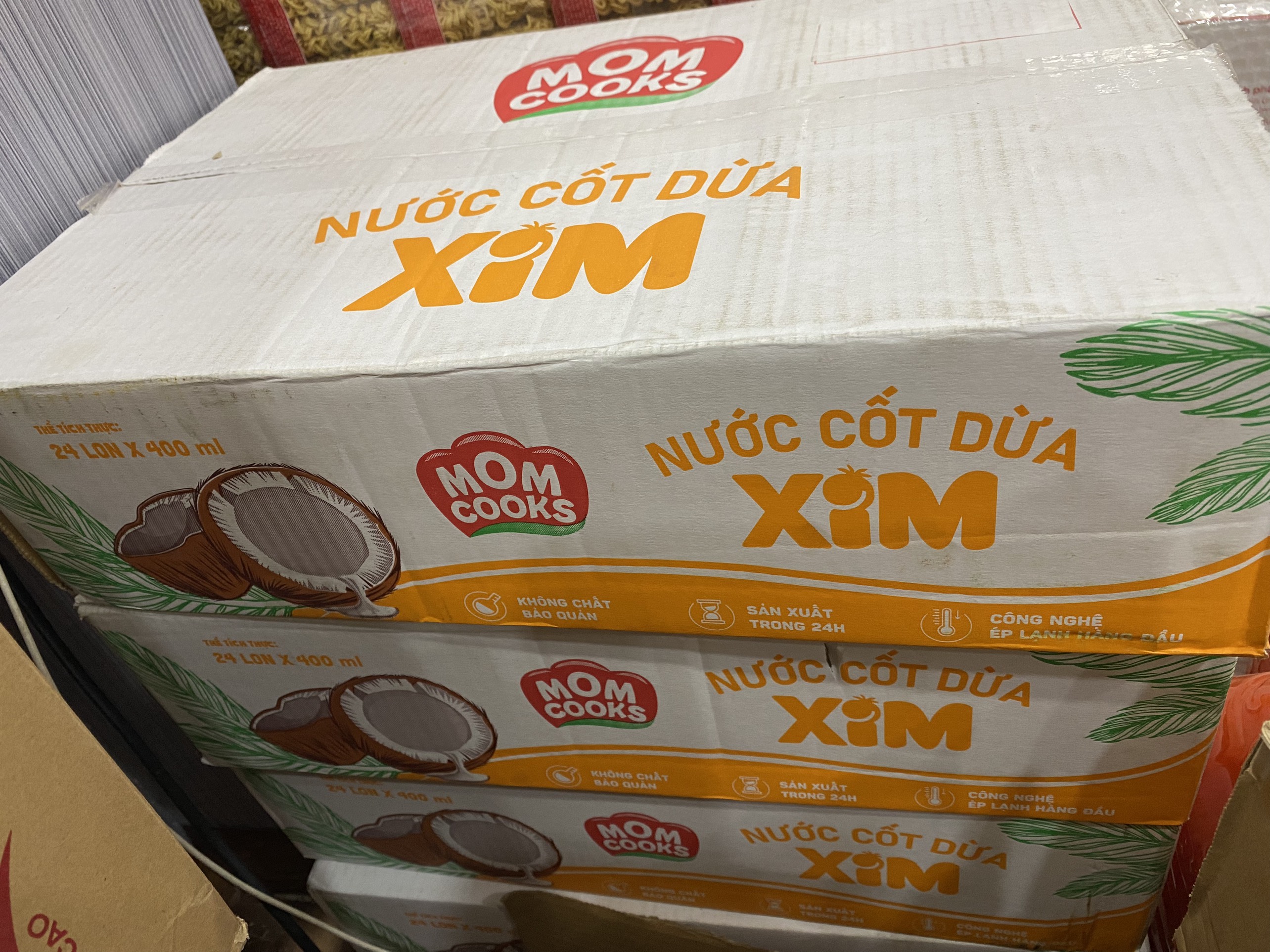 Nước cốt dừa Xim Mom cooks lon 400ml