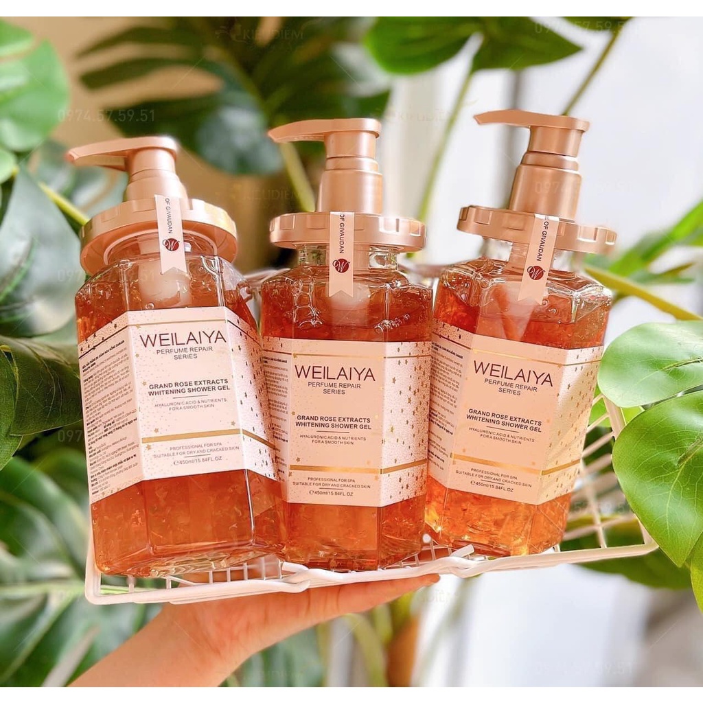 SỮA TẮM TRẮNG DA CÁNH HOA WEILAIYA 450ML