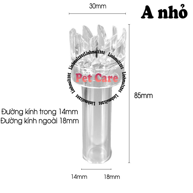 Đầu lọc váng xoay bể cá nhỏ