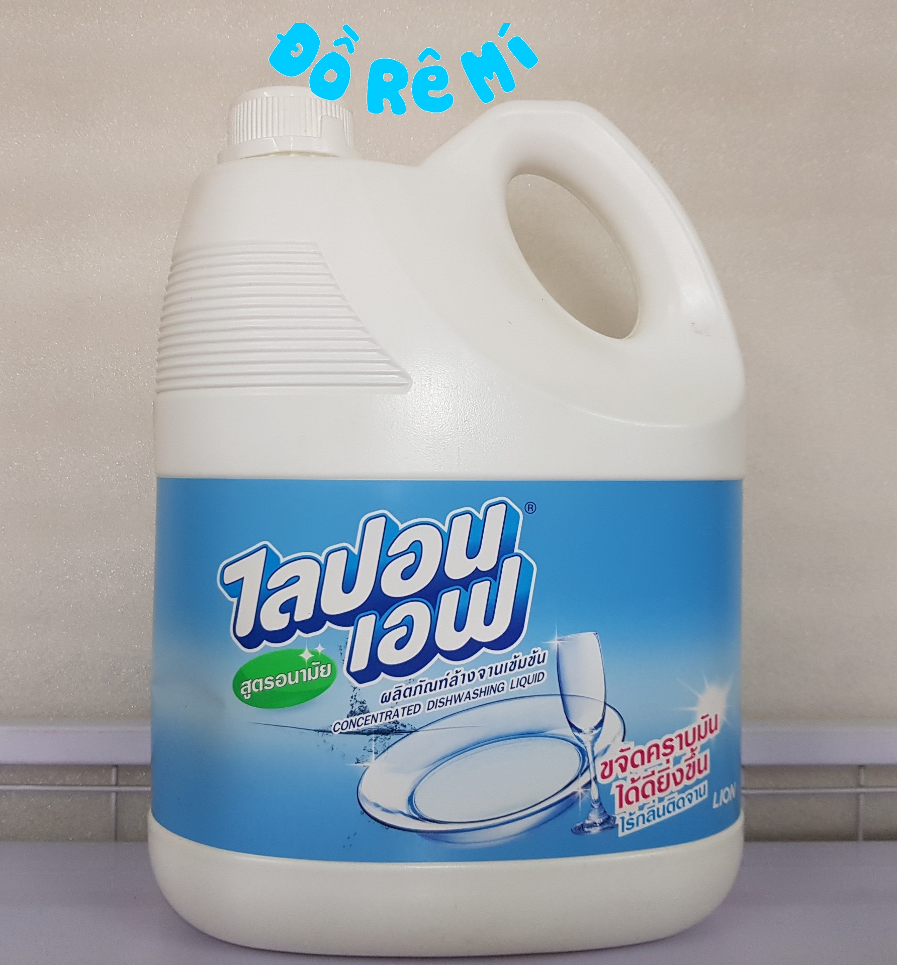 [HCM]Nước rửa chén không mùi Lipon Thái Lan 3600ml