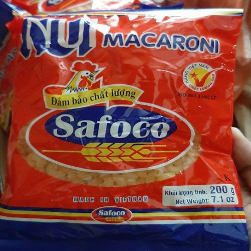 Nui Ốc Nhỏ (Nui Sò Nui Chữ C) Macaroni Safoco GóI 200G