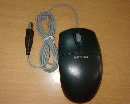 [HCM]chuột mitsumi dây xám