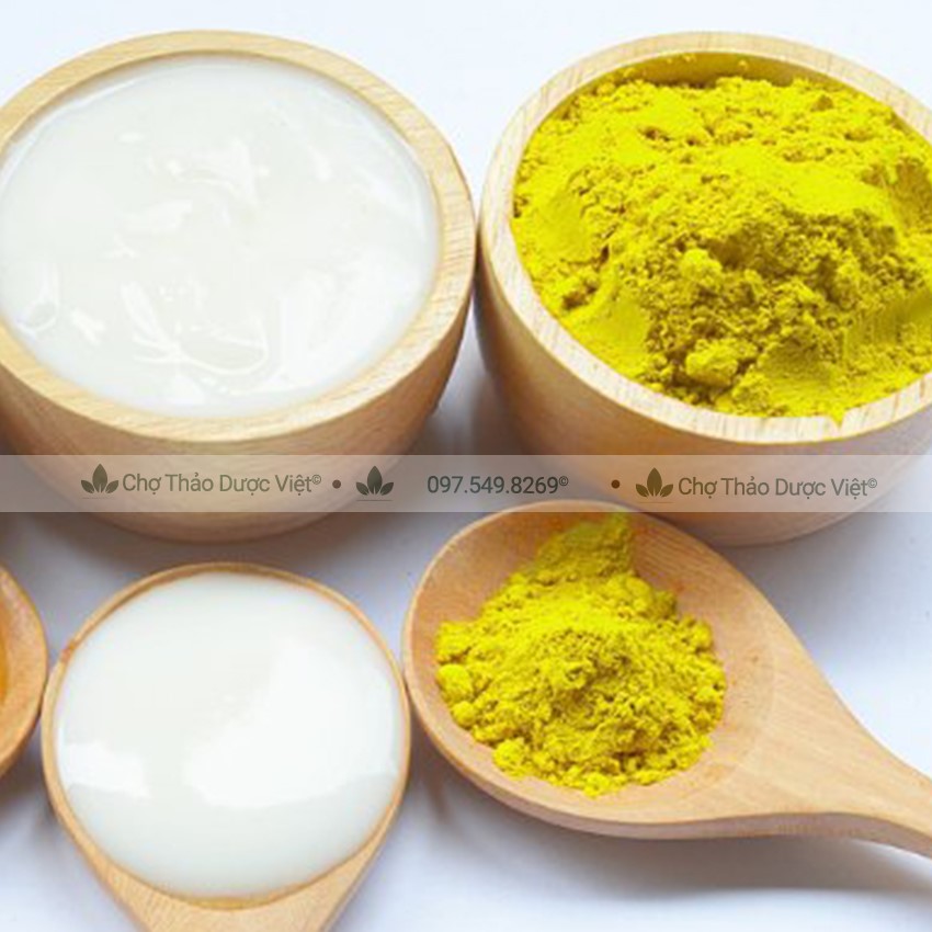 Bột nghệ vàng nguyên chất 100g, nguyên chất, thơm mịn, dùng pha uống, đắp mặt - Chợ Thảo Dược Việt