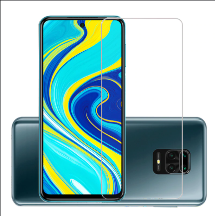Kính cường lực trong suốt Xiaomi Redmi Note 9s (Kèm miếng lau)