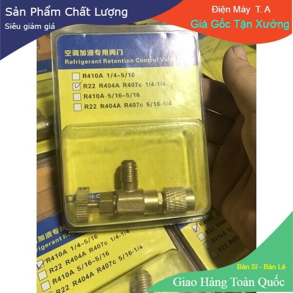 Van khóa gas chống bỏng R22