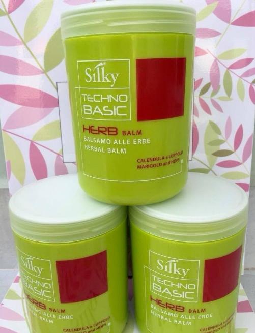 [HCM]Hấp dầu ủ tóc thảo dược chăm sóc tóc hư tổn Silky Herb Balm 1000ml