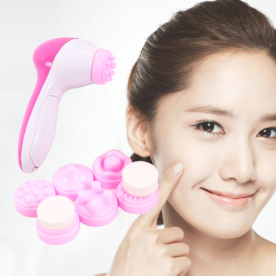 Máy rửa mặt massage 6 in1