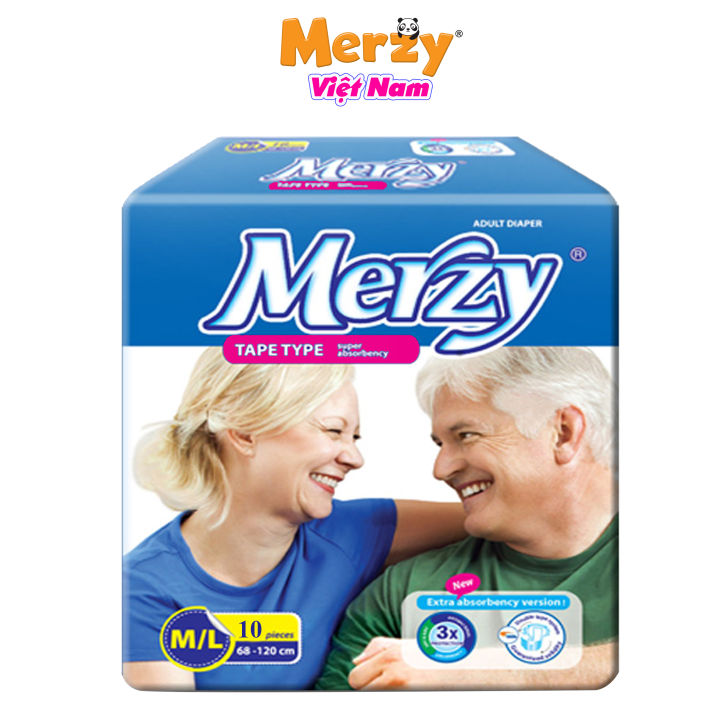 Bỉm Dán Merzy Dành Cho Người Già Size M-L