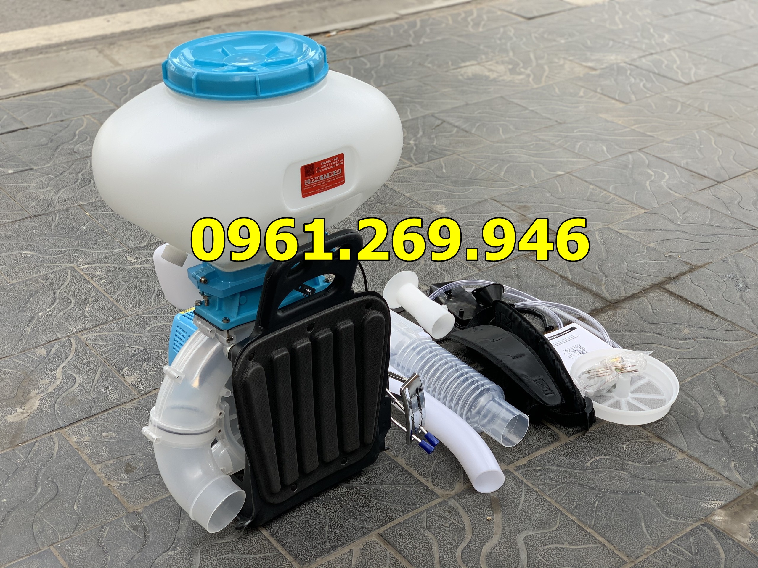 Máy phun hạt, xạ lúa, bón phân KCT 3WF-3A-26