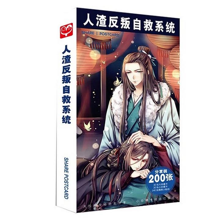 Hộp ảnh Postcard Hệ thống tự cứu của nhân vật phản diện bộ ảnh có ảnh dán lomo postcard bưu thiếp