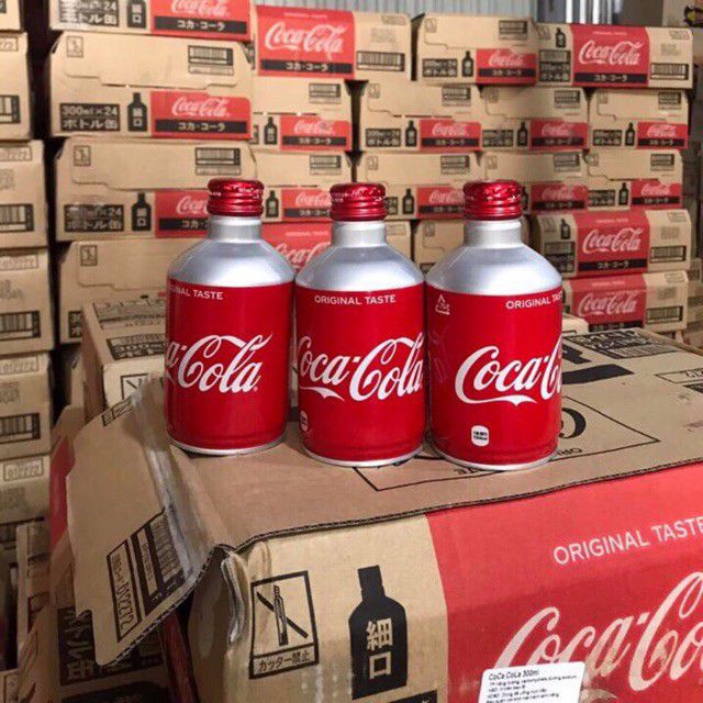 [HÀNG CHUẨN] COCA LẮP VẶN NHẬT LON NHÔM 300ML DATE MỚI