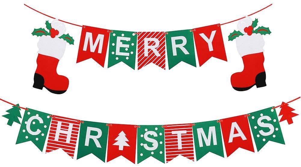 Dây cờ Merry Christmas banner dcxm30