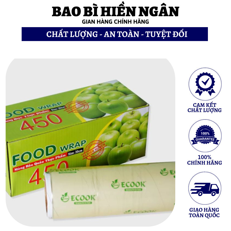 Màng Bọc Thực Phẩm 450 x 30cm MANGO - Hàng Cao Cấp