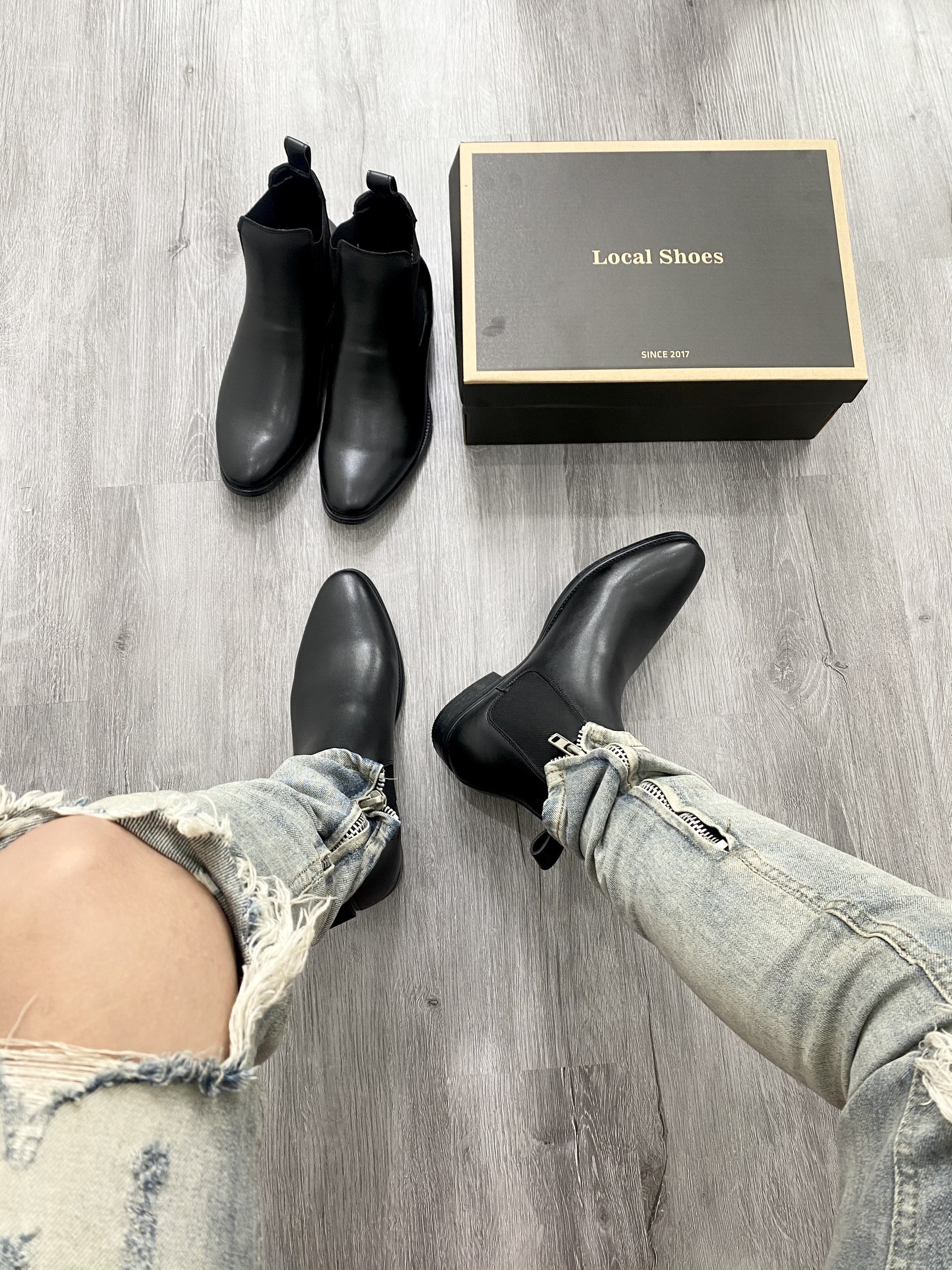 Chelsea boots classic giày bốt nam