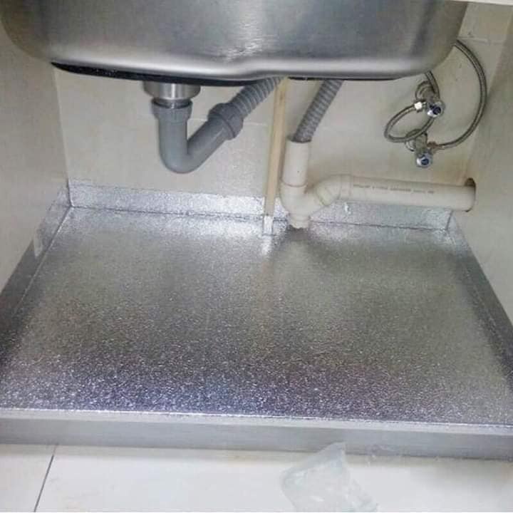 [ Cuộn 3 mét ] giấy bạc dán bếp cách nhiệt 60cm - miếng dán bếp chống thấm