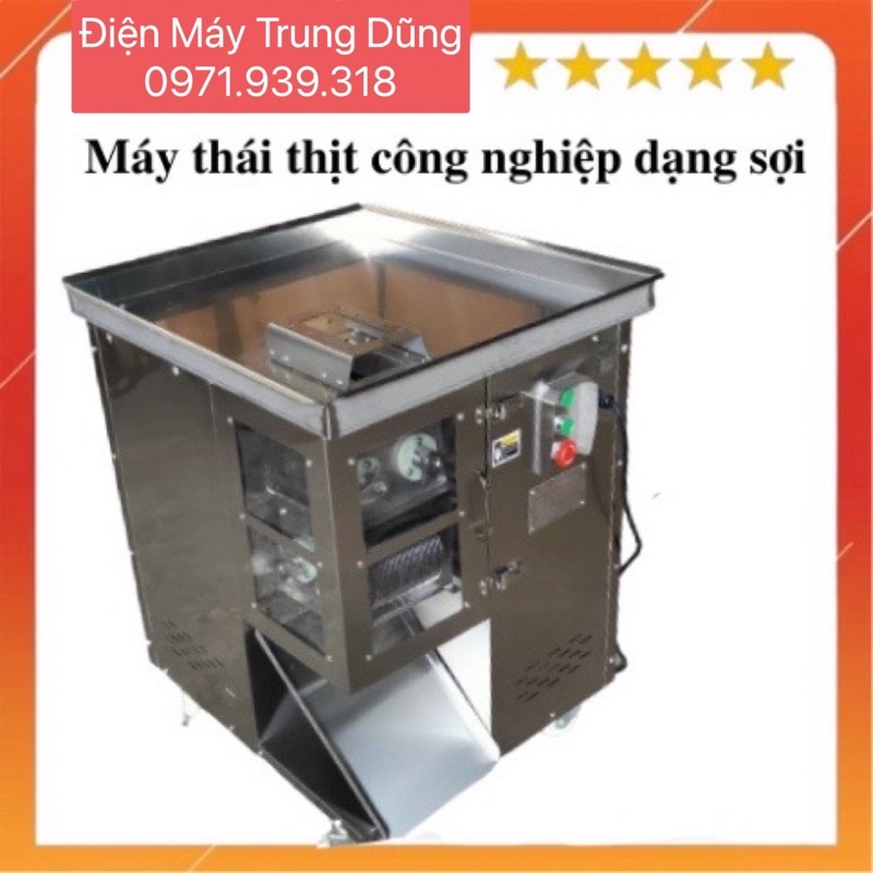 Máy thái thịt g nghiệp dạng sợi ycqs105 thay dao 2200w