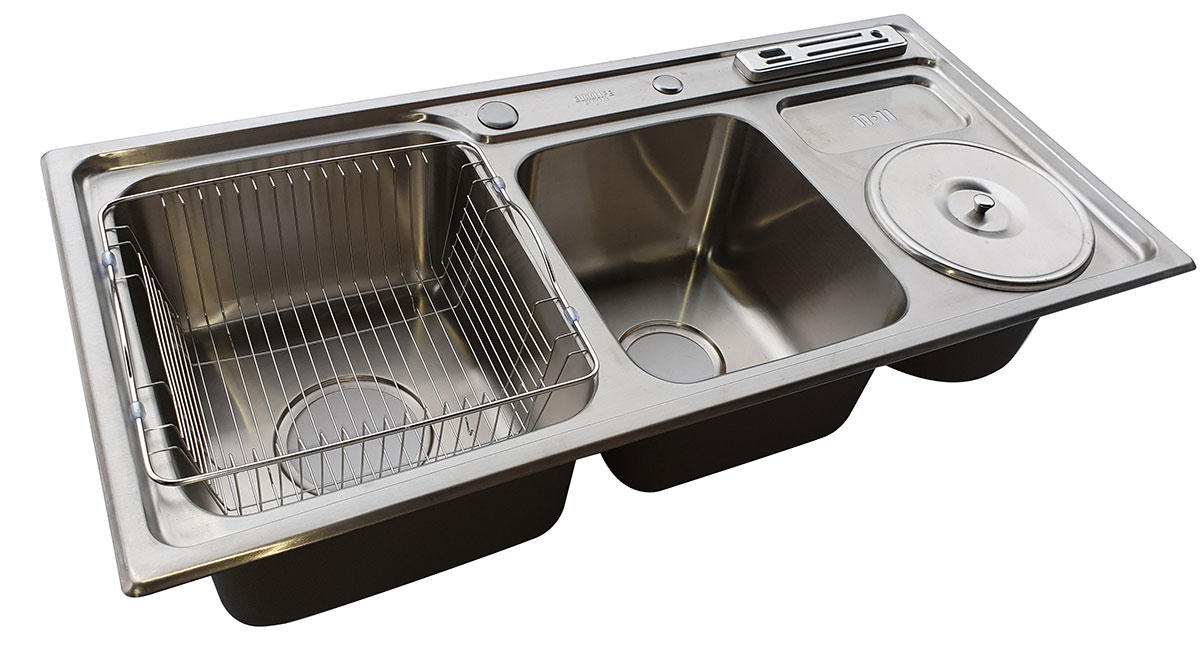 Rổ Inox Eurolife EL-R92-1 (Trắng bạc)